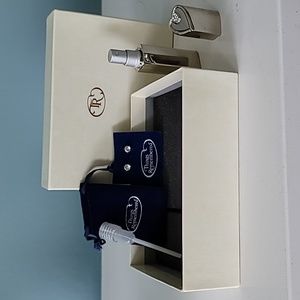 Things Remembered Earrings & Travel Size Refillable Perfume Bottle Set